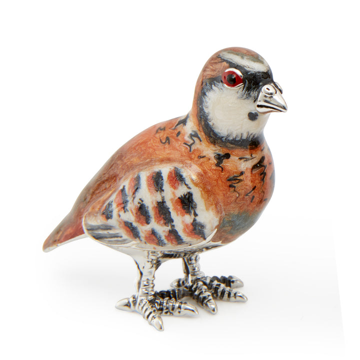 Saturno Silver & Enamelled Partridge Family