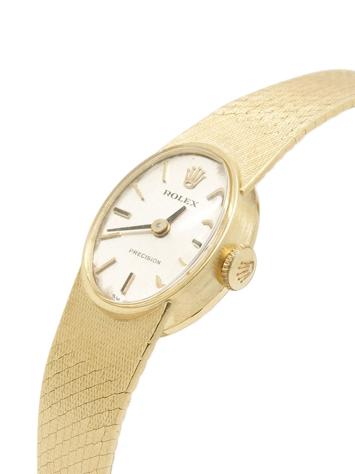 Rolex 18ct gold Precision bracelet watch