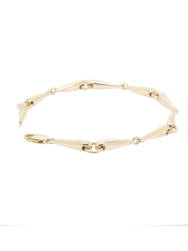 9ct Yellow Gold Club Link Bracelet