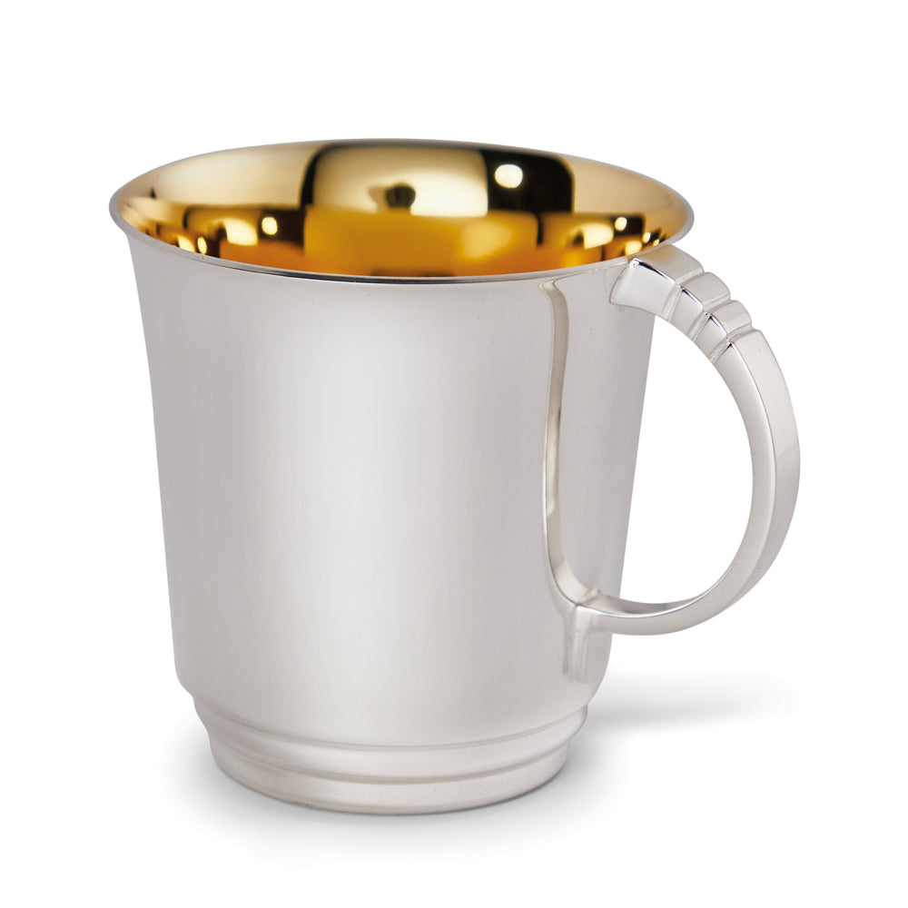 Sterling Silver Child Cup Art Deco