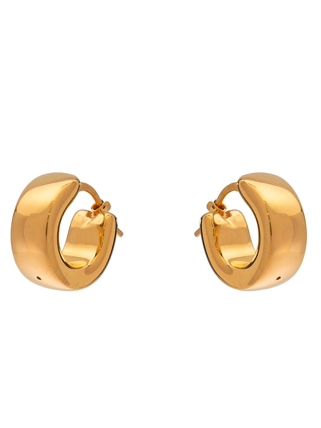 Silver Argenta Electroformed Earrings – Gold