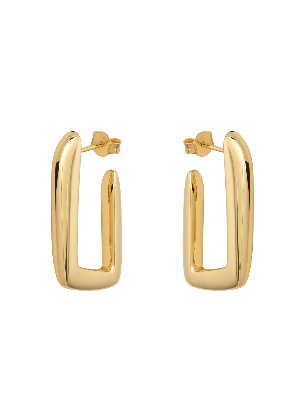 Silver Cesana Electroformed Earrings – Gold