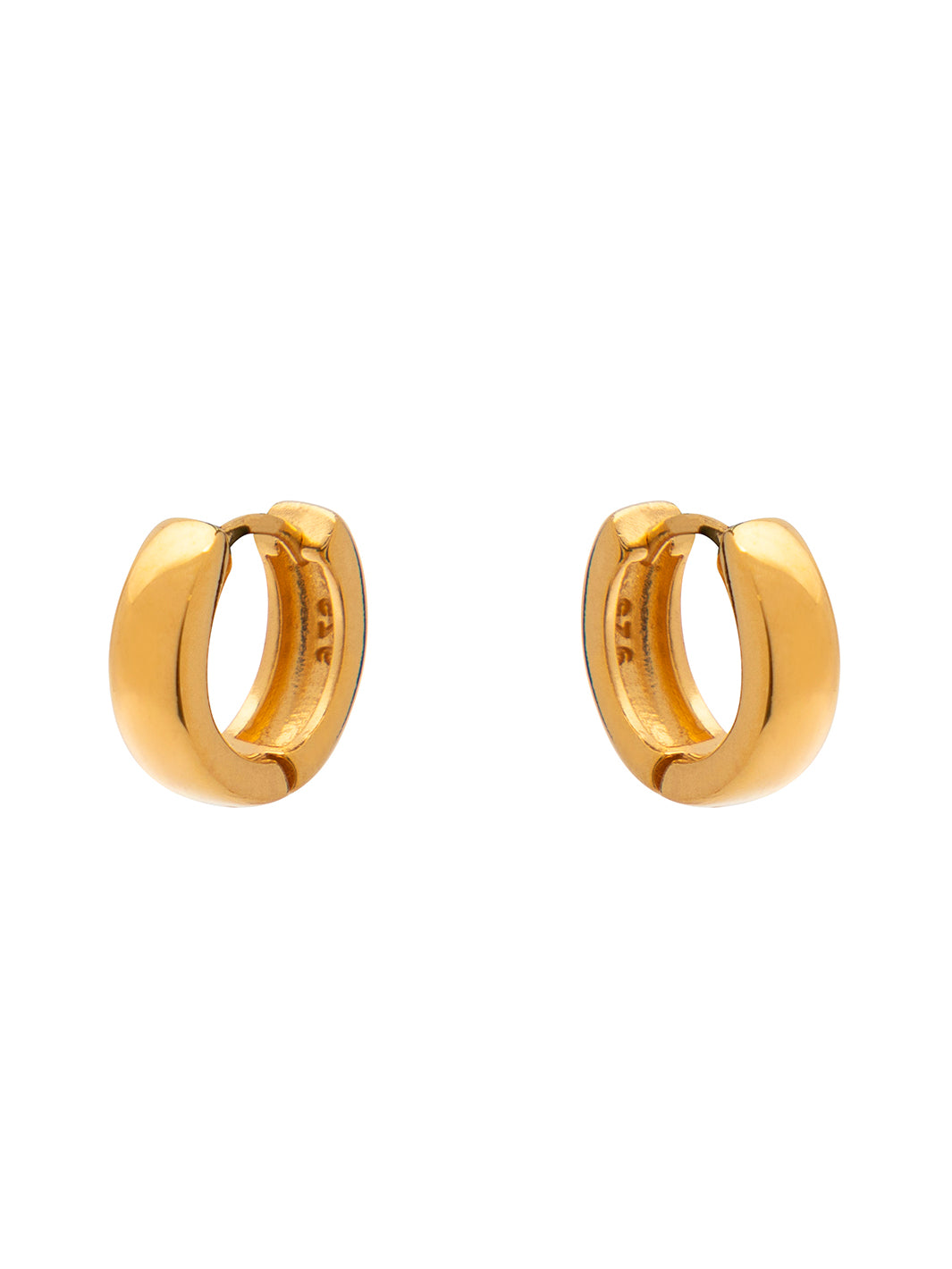Silver Nola Hoops – Gold