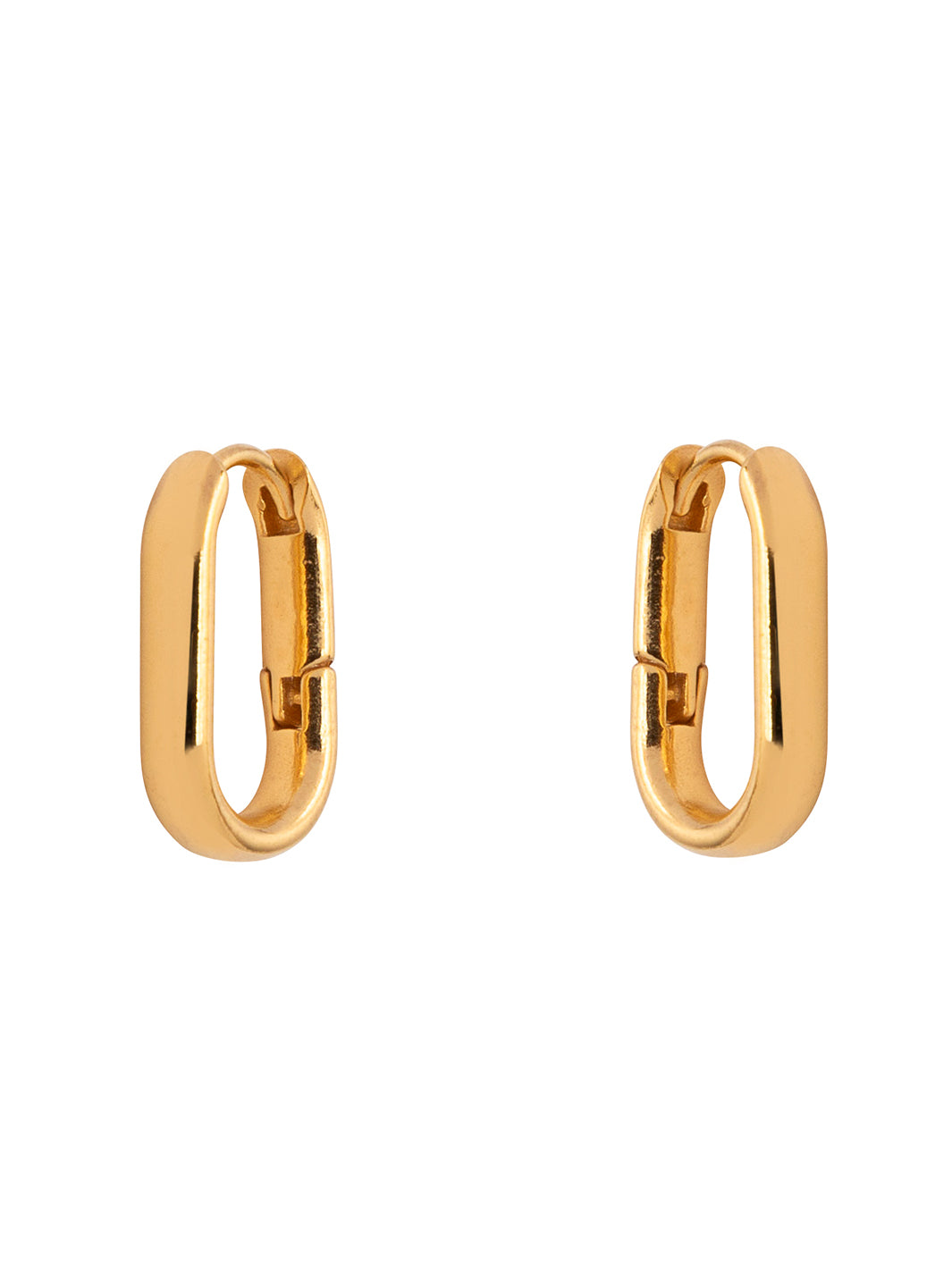 Silver Sorrento Hoops – Gold