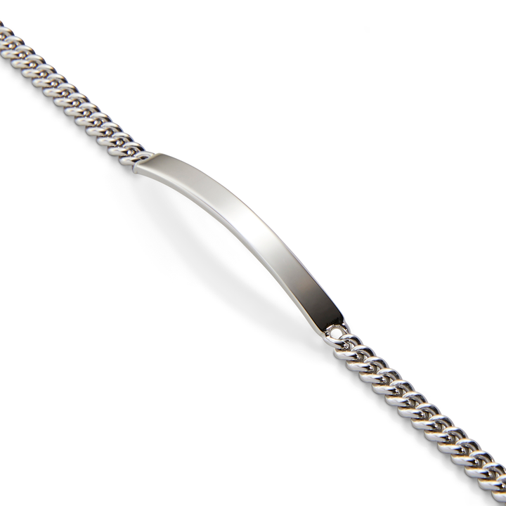 Saturno Silver Forzatina I.D. Bracelet