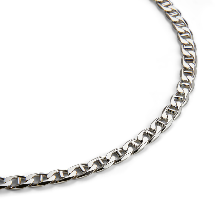 Saturno Silver Crossbar Necklace