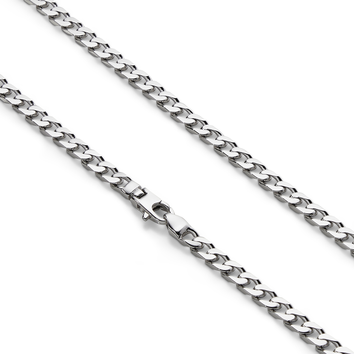 Saturno Silver Groumette Necklace