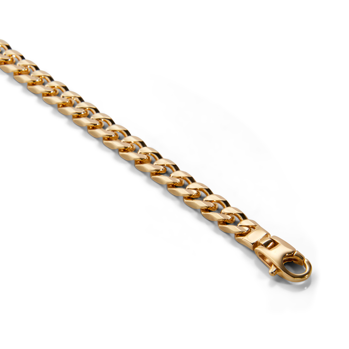 Saturno Silver Groumette Bracelet (6mm)