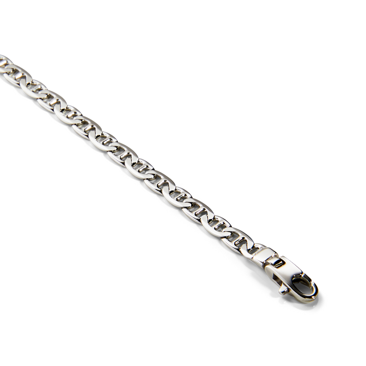 Saturno Silver Zip Crossbar Bracelet