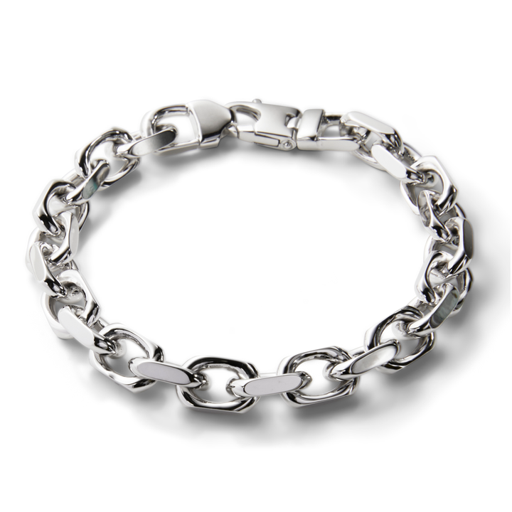Saturno Silver Rolo Bracelet