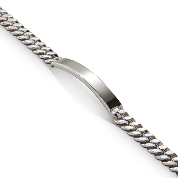 Saturno Silver Seagull Wings I.D. Bracelet