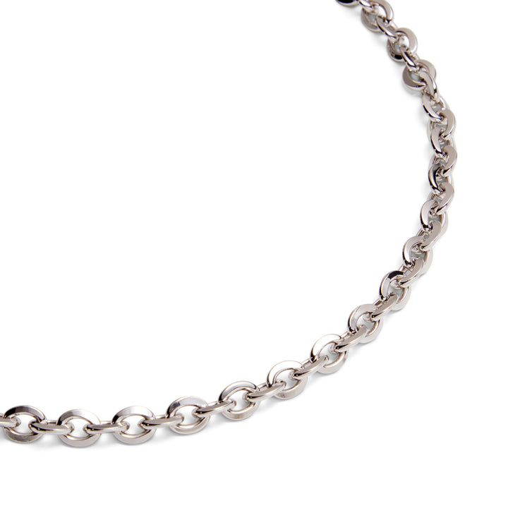 Saturno Silver Rolo Necklace