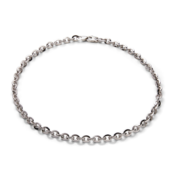 Saturno Silver Rolo Necklace