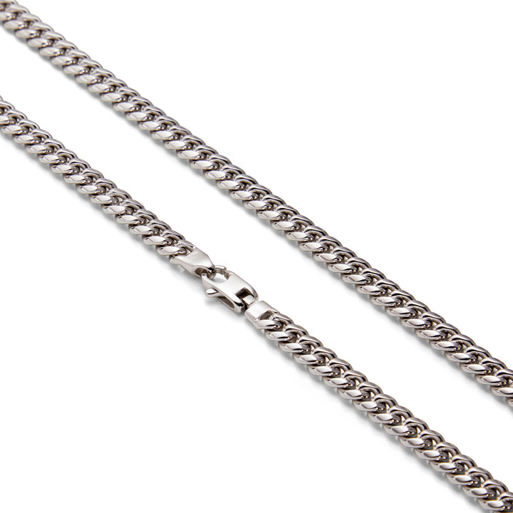 Saturno Silver Cuban Necklace
