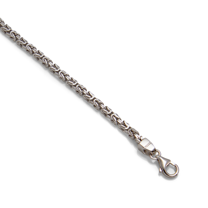 Saturno Silver Byzantine Bracelet
