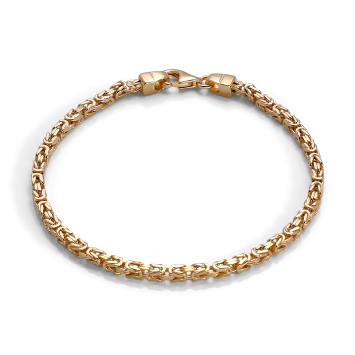 Saturno Silver Byzantine Bracelet