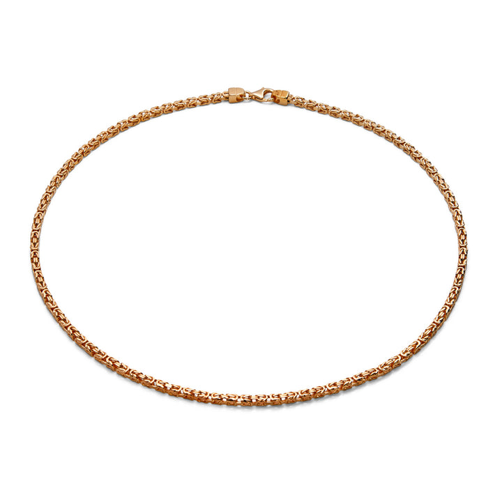 Saturno Silver Byzantine Necklace