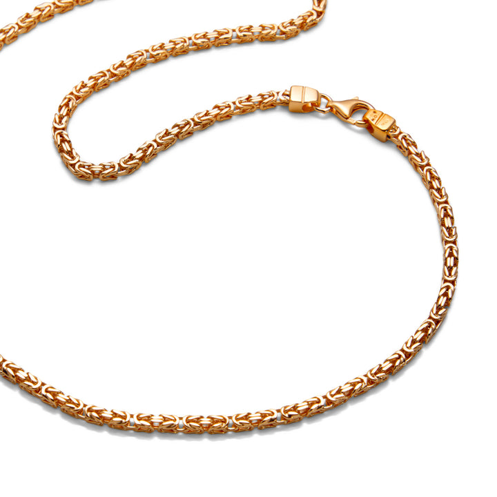 Saturno Silver Byzantine Necklace