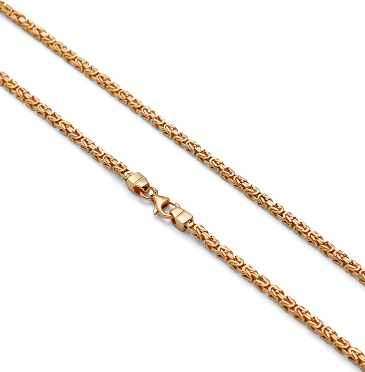 Saturno Silver Byzantine Necklace