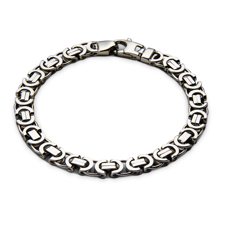 Saturno Silver Etruscan Bracelet (7mm)