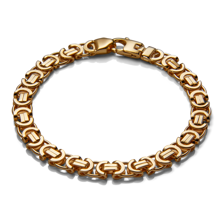 Saturno Silver Etruscan Bracelet (7mm)