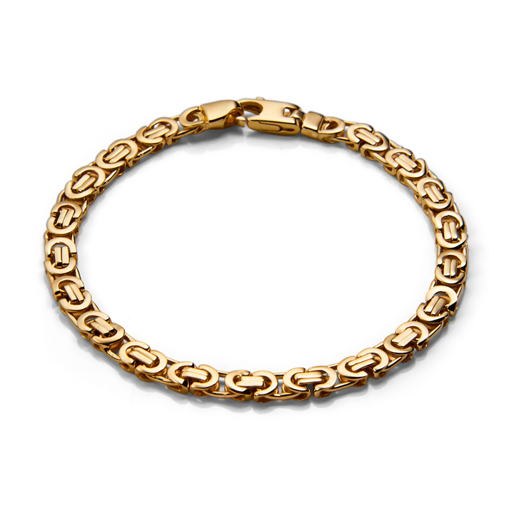 Saturno Silver Etruscan Bracelet (5mm)