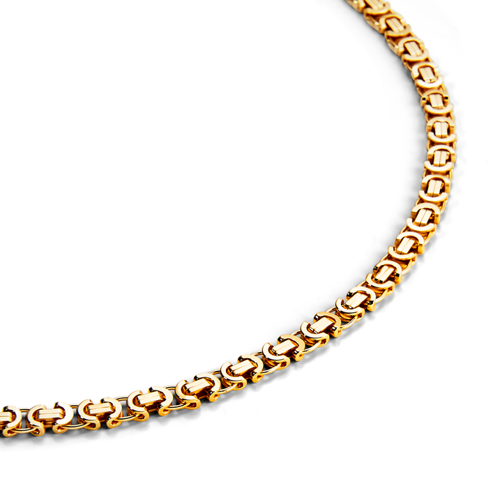Saturno Silver Etruscan Necklace (5mm)