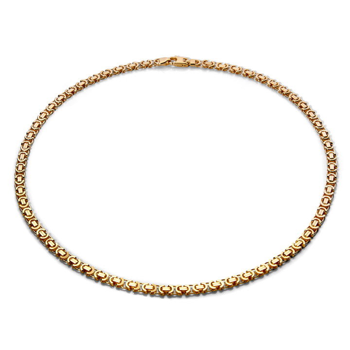 Saturno Silver Etruscan Necklace (5mm)