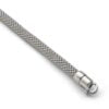 Saturno Silver Popcorn Closed Bracelet (6.7mm)