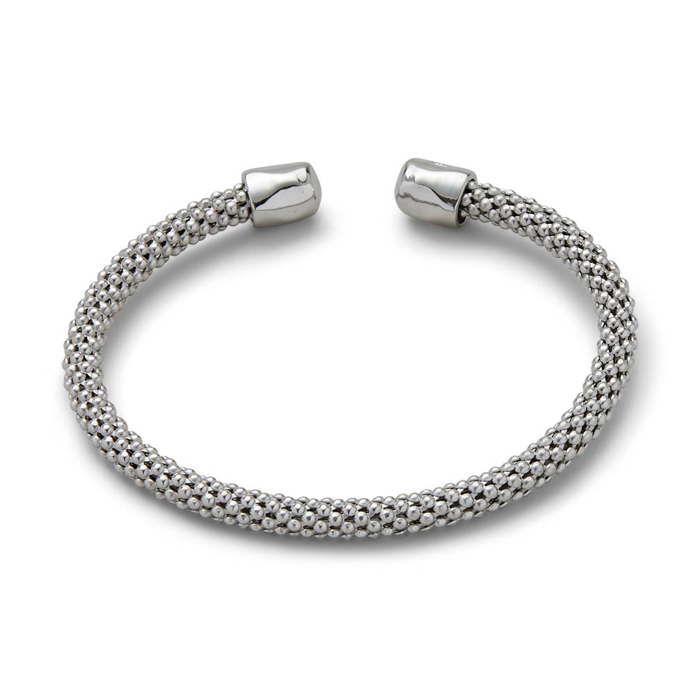 Saturno Silver Popcorn Cuff (4.5mm)