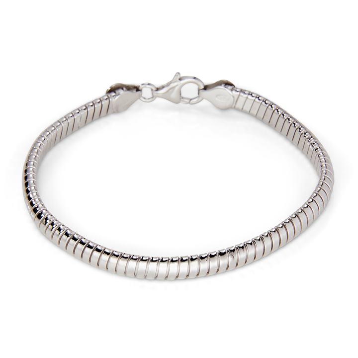 Saturno Silver Tubogas Bracelet