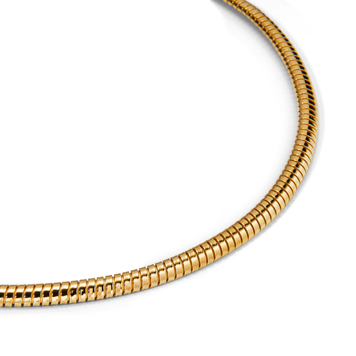 Saturno Silver Tubogas Necklace