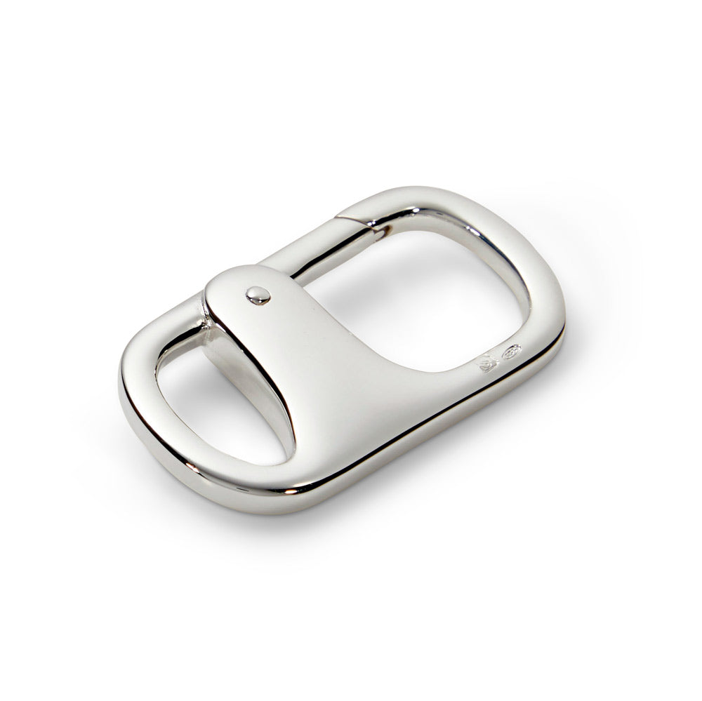 Saturno Silver Keyring – Rectangular Classic