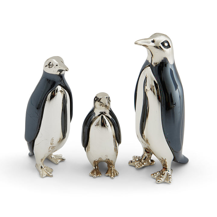 Saturno Silver  Penguin Family – Oxidised