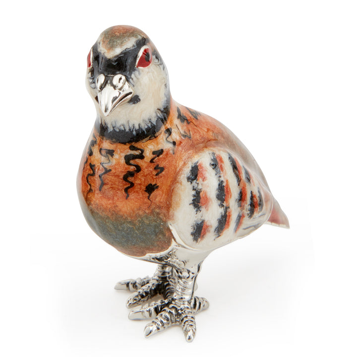 Saturno Silver & Enamelled Partridge Family