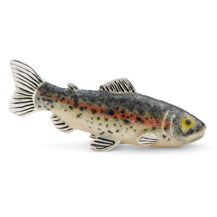 Saturno Silver & Enamelled Trout Family