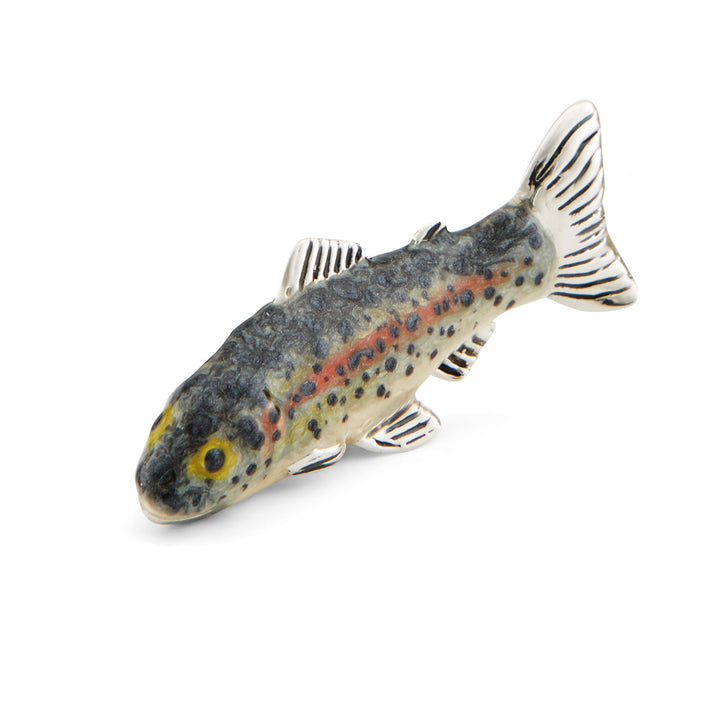 Saturno Silver & Enamelled Trout Family
