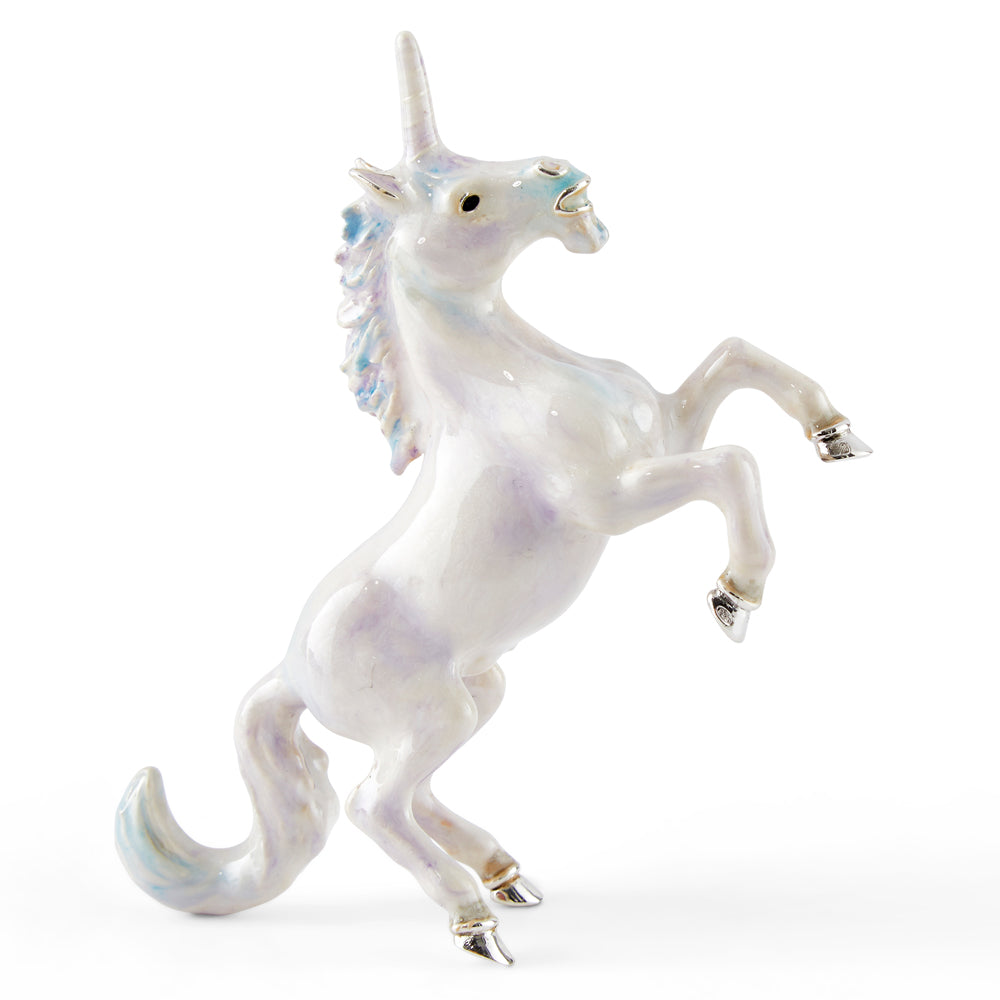 Saturno Silver & Enamelled Unicorn
