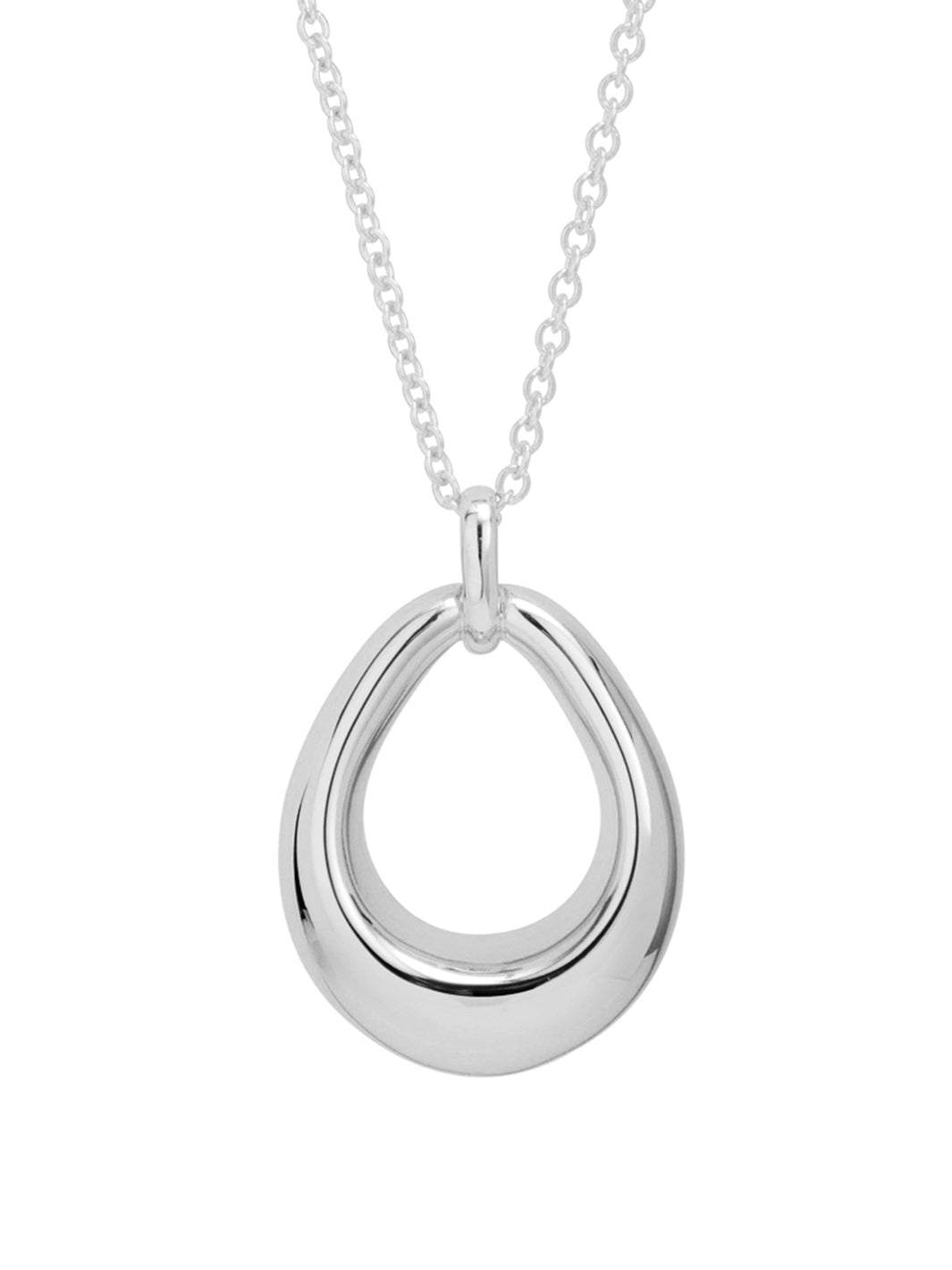 Silver Milano Electroformed Necklace – Rhodium