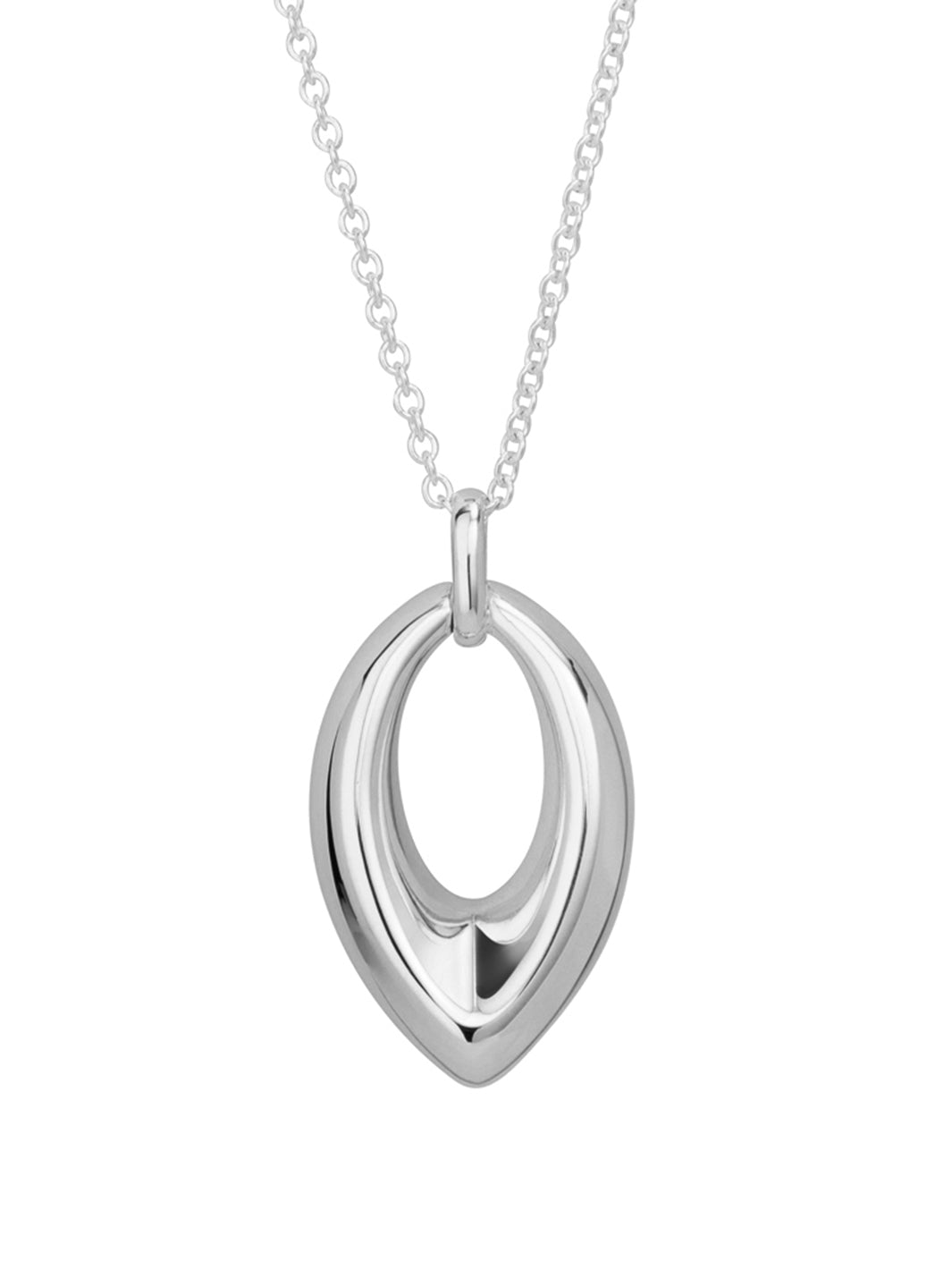 Silver Naples Electroformed Necklace – Rhodium