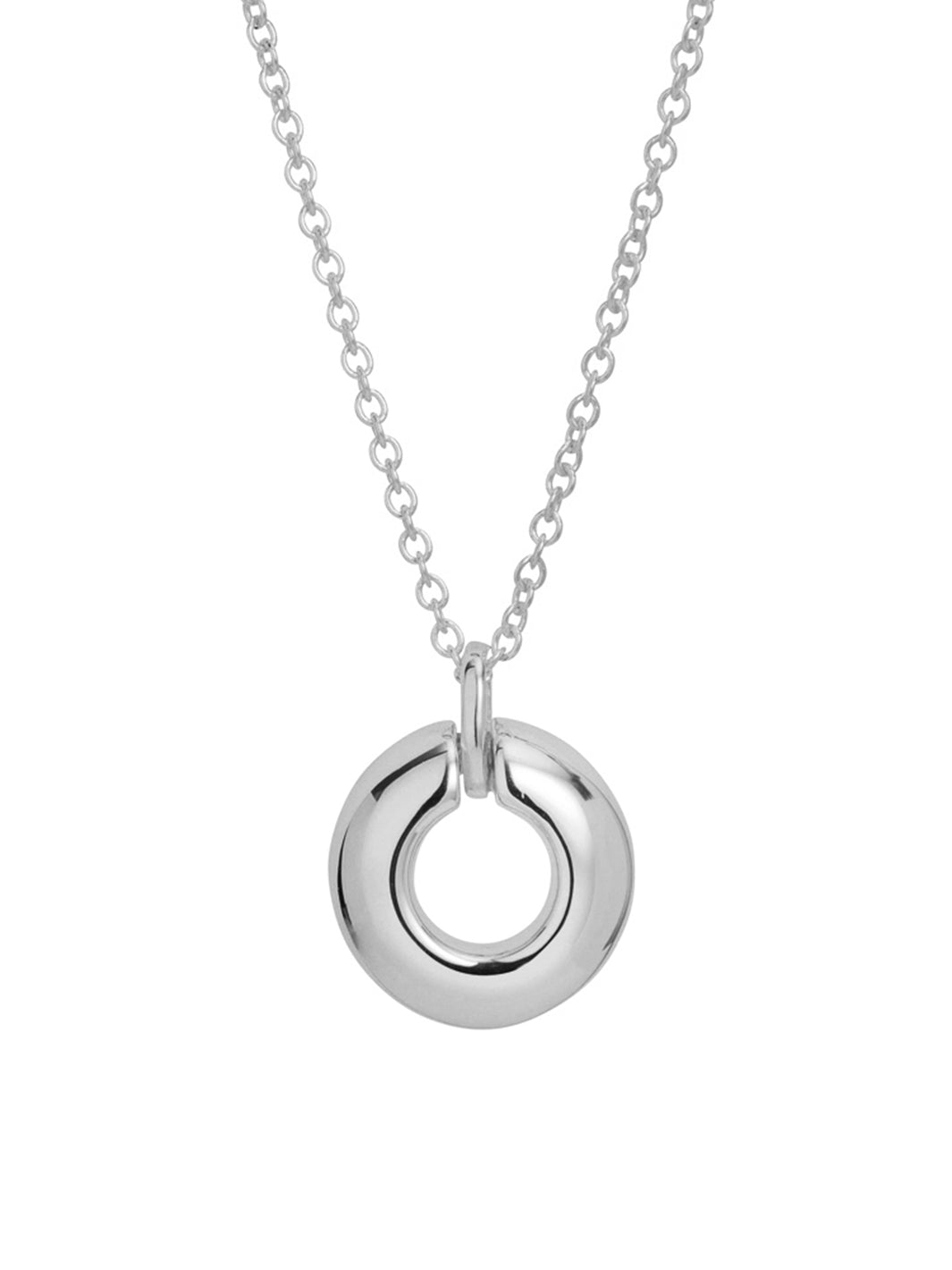Silver Parma Electroformed Necklace – Rhodium