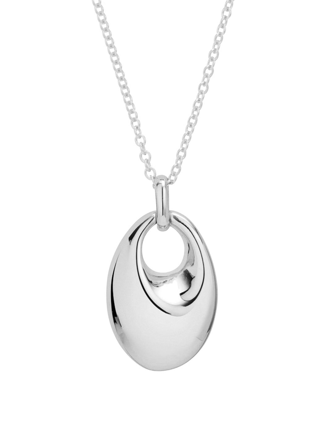 Silver Siena Electroformed Necklace – Rhodium