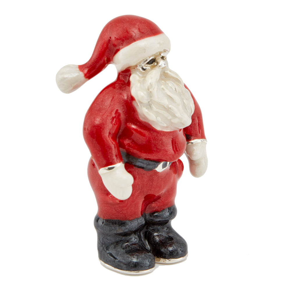 Saturno Silver & Enamelled Father Christmas