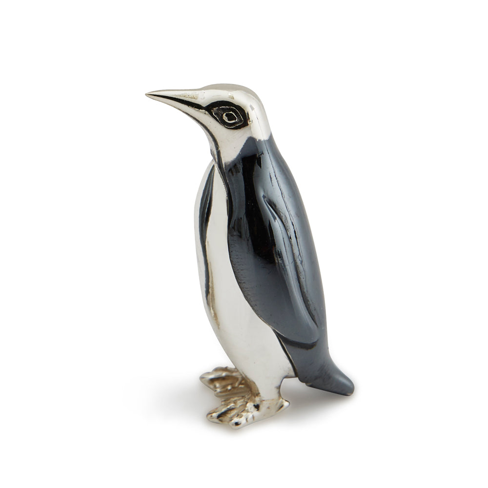 Saturno Silver Penguin Family – Oxidised - Main Image