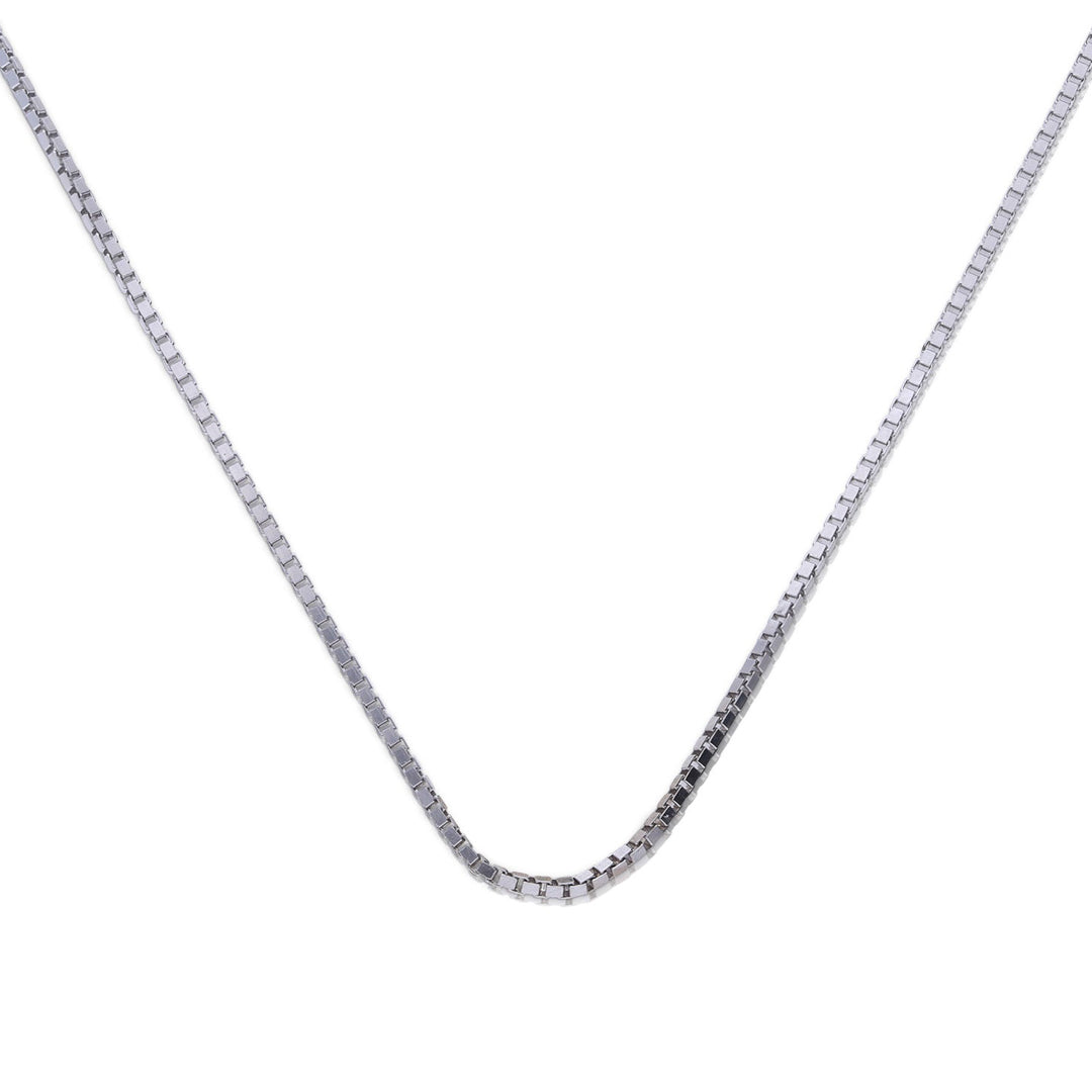 Diamonfire Venetian Box Chain with Extender 43cm-45cm