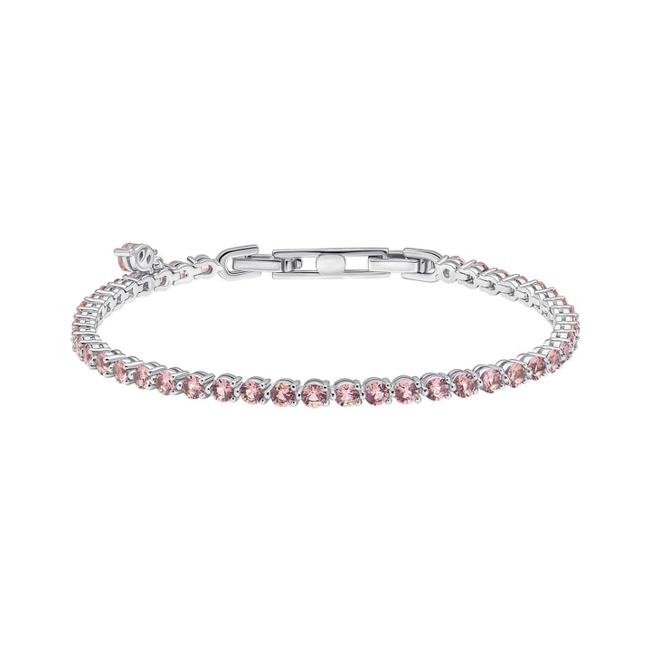 Diamonfire Small Zirconia Charm Tennis Bracelet