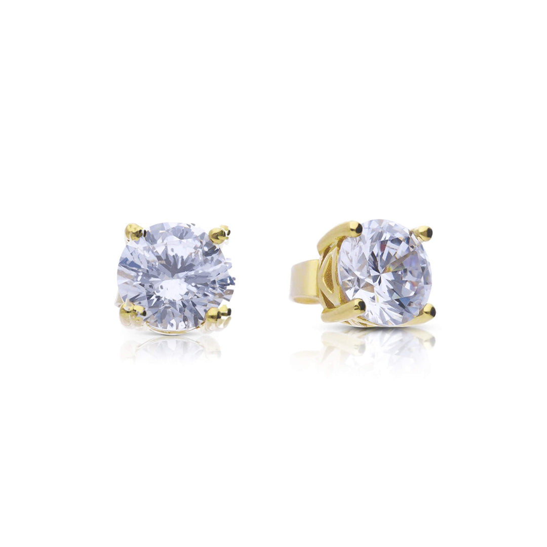 Diamonfire Four Claw Carat Stud Earrings