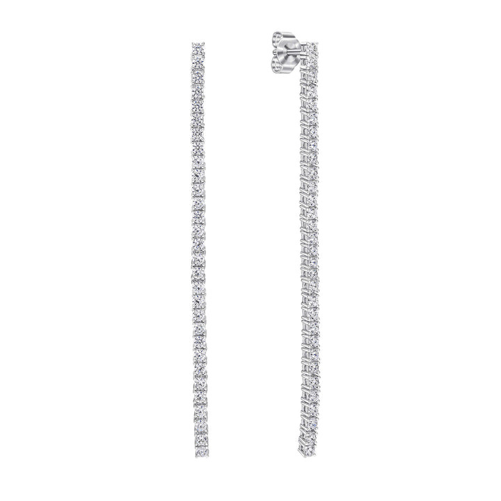 Diamonfire Tennis Chain Drop Earrings