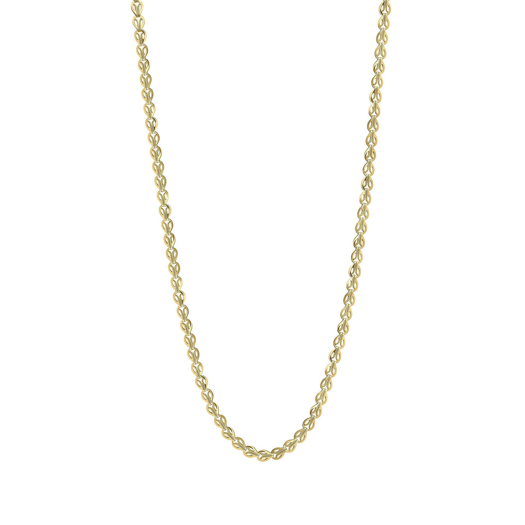 Elements Gold Stampato Link Chain Necklace
