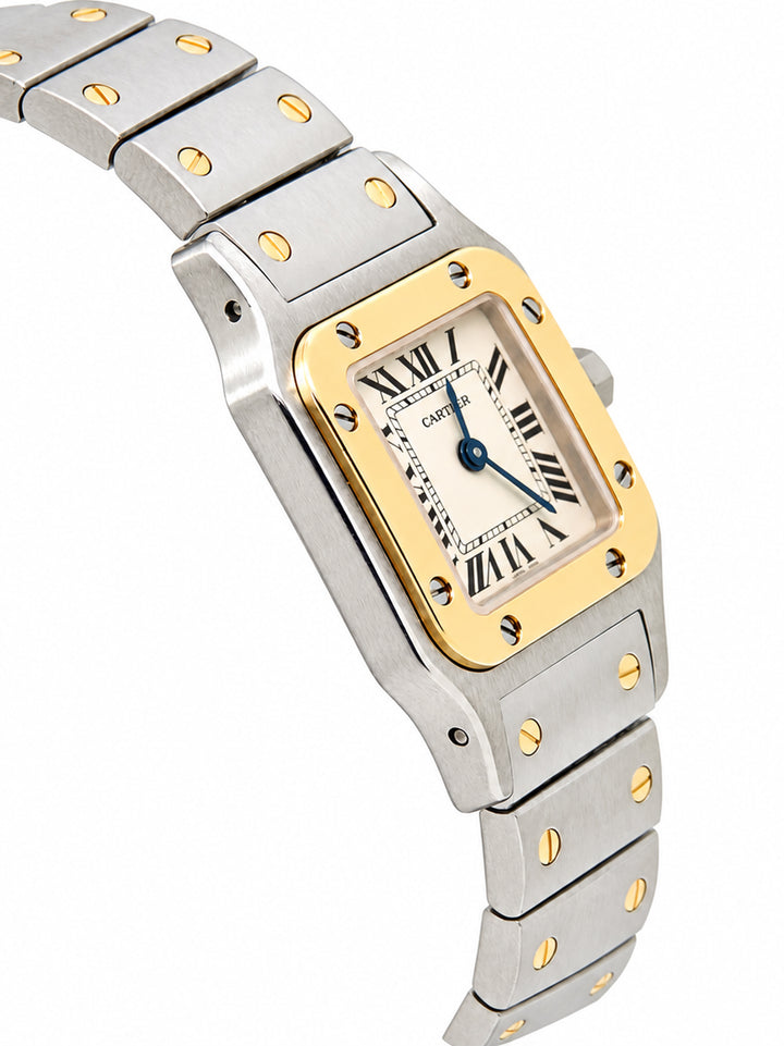 Ladies Cartier bi-metal Santos Galbee watch
